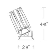 WAC R2FSAL-940 2" Square Adjustable Trimless, 4000K