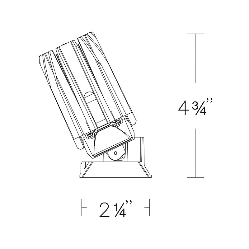 WAC R2FSAL-940 2" Square Adjustable Trimless, 4000K