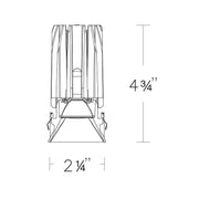 WAC R2FSDL-940 2" Square Downlight Trimless, 4000K