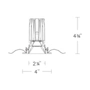 WAC R2FSDT-940 2" Square Downlight Trimmed, 4000K