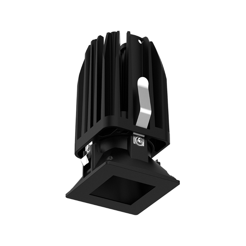 WAC R2FSPL 2" Square Pinhole Trimless, Dim-to-Warm - Black