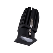 WAC R2FSWL-940 2" Square Wall Wash Trimless, 4000K - Black