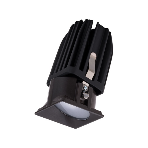 WAC R2FSWL-940 2" Square Wall Wash Trimless, 4000K - Dark Bronze