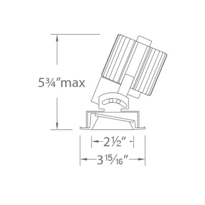 WAC R2RAT Volta 2" Round LED Adjustable Trim