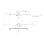 WAC R3BRAN Ocularc 3.0 11W 2" Round Adjustable Remodel/New Construction LED Downlight, Dim-to-Warm