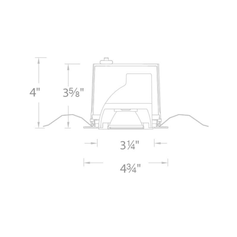 WAC R3BRA Ocularc 3.0  3" LED 0 - 35° Adjustable Trim, 48° Visual Cutoff