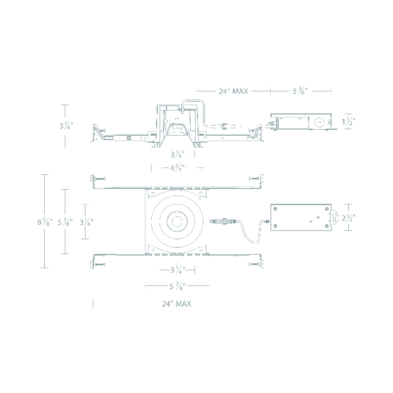 WAC R3BRD Ocularc 3.0 13W 3" Round LED Downlight, 5CCT