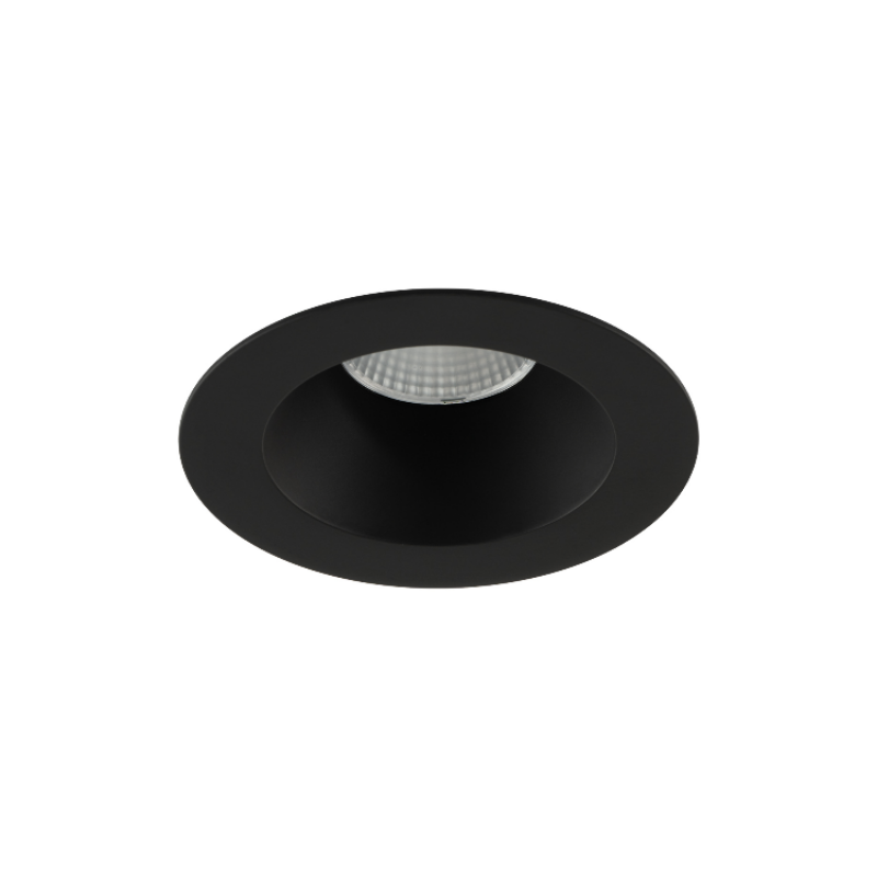 WAC R3BRDN Ocularc 3.0 11W 3" Round Remodel/New Construction LED Downlight, Dim-to-Warm - Black