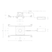 WAC R3BRDN Ocularc 3.0 11W 3" Round Remodel/New Construction LED Downlight, Dim-to-Warm
