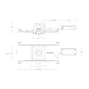 WAC R3BSA Ocularc 3.0 13W 2" Square Adjustable LED Downlight, 5CCT