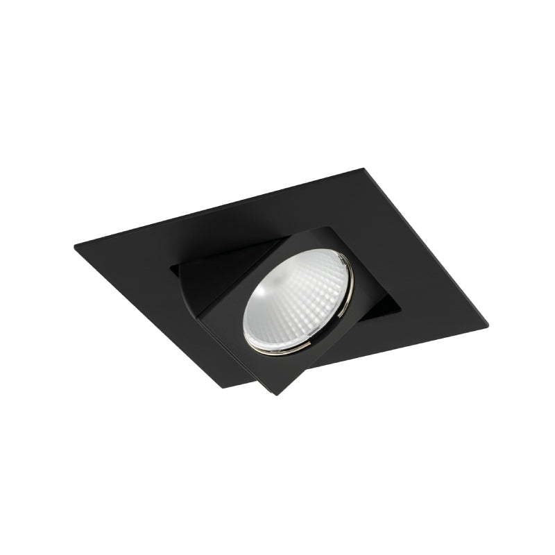 WAC R3BSAN Ocularc 3.0 11W 2" Square Adjustable Remodel/New Construction LED Downlight, Dim-to-Warm - Black
