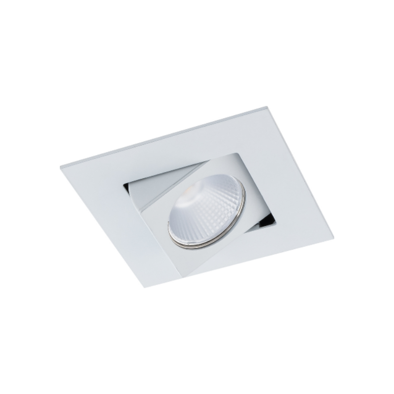WAC R3BSAN Ocularc 3.0 11W 2" Square Adjustable Remodel/New Construction LED Downlight, Dim-to-Warm - White