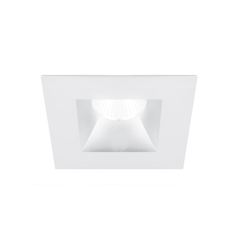 WAC R3BSD Ocularc 3.0 3" Square LED Open Reflector Trim, 35° Visual Cutoff - White