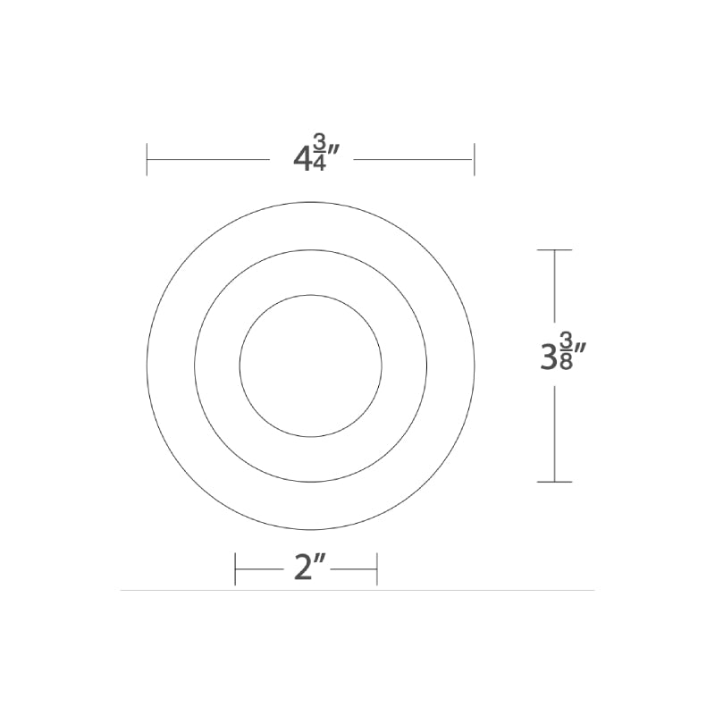 WAC R3CRDT Ocularc 3.5" Round Adjustable Downlight