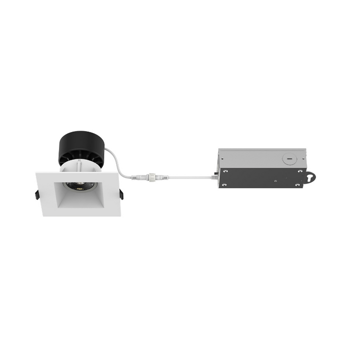 WAC R3JSAT Kenric 14.5W 3.5" Square LED Trim Adjustable Downlight, 5CCT