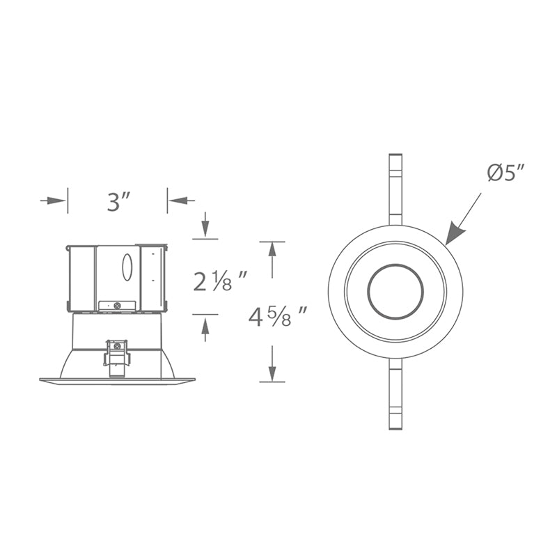 WAC R4DRDR-F9CS Pop-In 4" Round LED Remodel Downlight, CCT Selectable