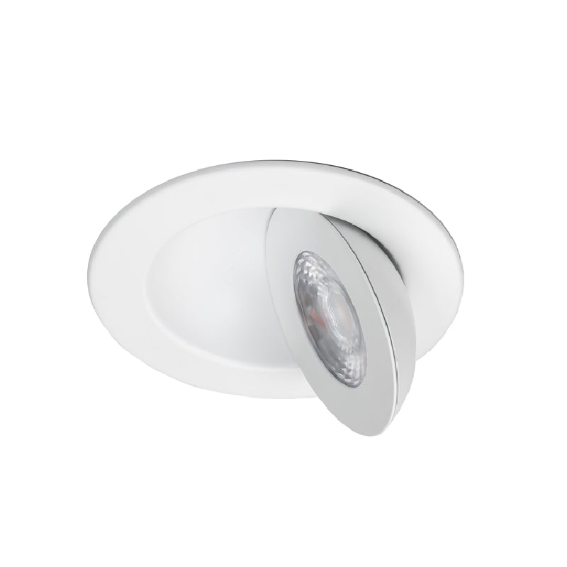 WAC R4ERAR Lotos 4" LED Adjustable Gimbal Trim Canless Downlight, CCT Selectable