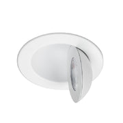 WAC R4ERAR Lotos 4" LED Adjustable Gimbal Trim Canless Downlight, CCT Selectable