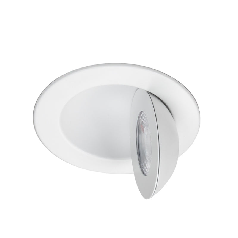 WAC R4ERAR Lotos 4" LED Adjustable Gimbal Trim Canless Downlight, CCT Selectable