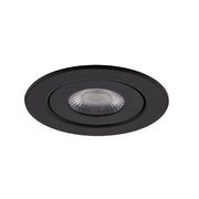 WAC R4ERAR Lotos 4" LED Adjustable Gimbal Trim Canless Downlight, CCT Selectable - Black