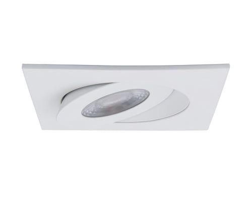WAC R4ESAR Square Lotos 4" Square Adjustable Canless Downlight, CCT Selectable