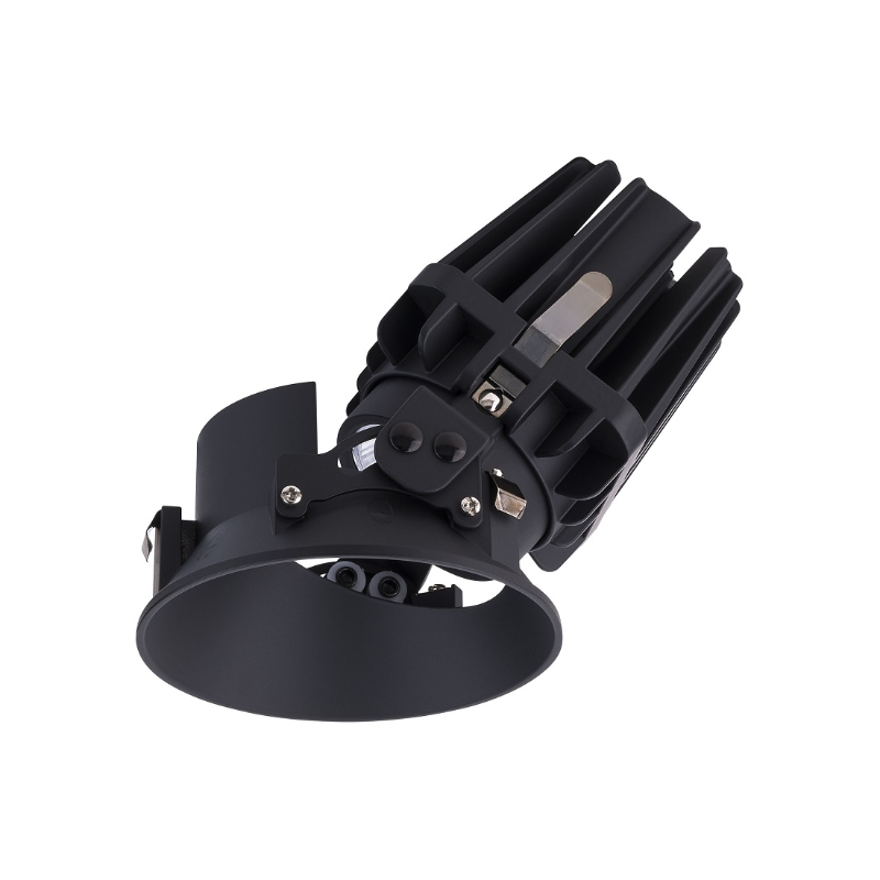 WAC R4FRAL-940 4" Round Adjustable Trimless, 4000K - Black