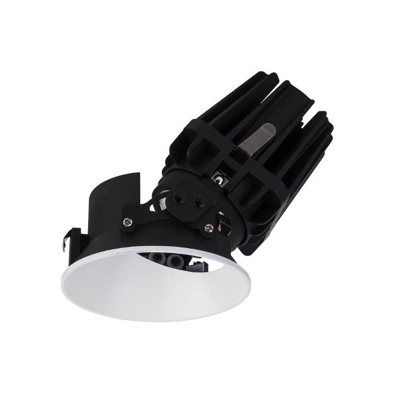 WAC R4FRAL-940 4" Round Adjustable Trimless, 4000K - White