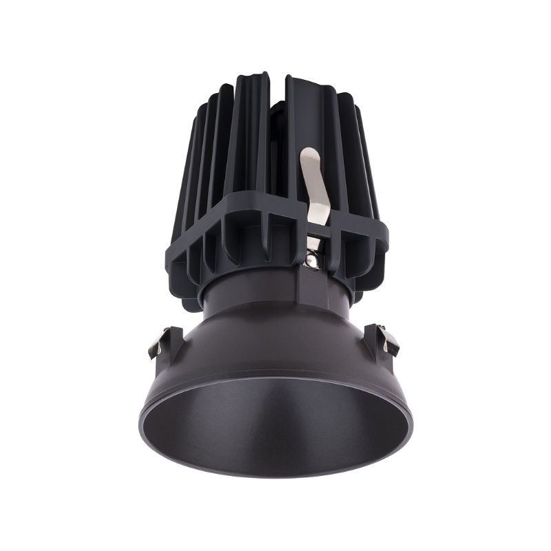 WAC R4FRDL-940 4" Round Downlight Trimless, 4000K - Black