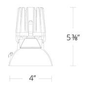 WAC R4FRDL-940 4" Round Downlight Trimless, 4000K