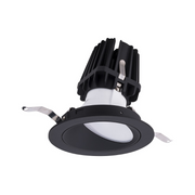 WAC R4FRWT-940 4" Round Wall Wash Trimmed, 4000K - Black