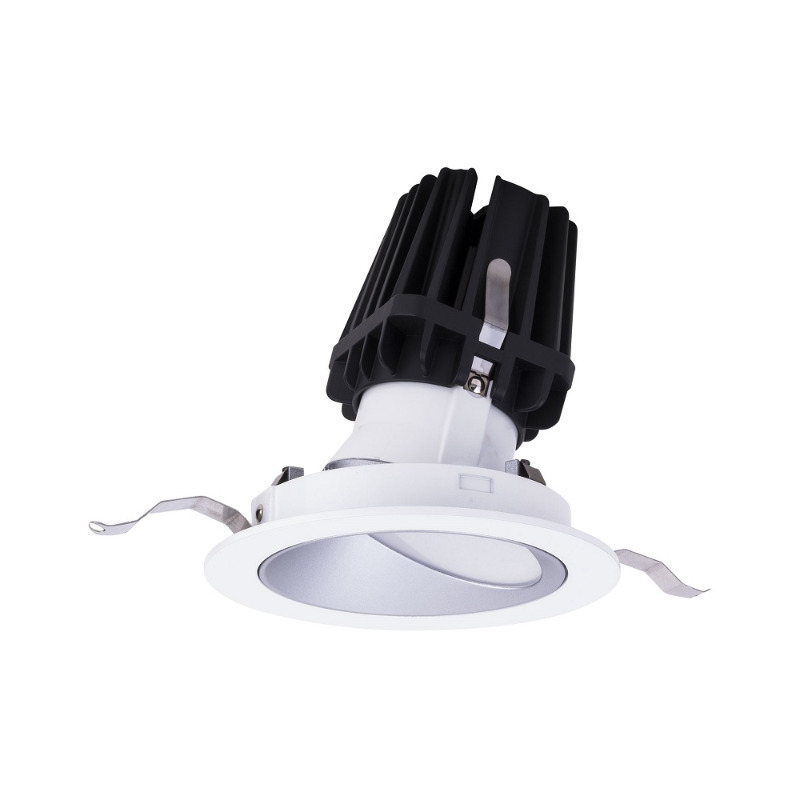 WAC R4FRWT-940 4" Round Wall Wash Trimmed, 4000K - Haze/White