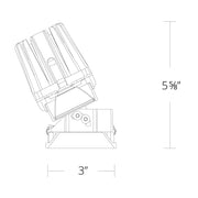WAC R4FSAL-940 4" Square Adjustable Trimless, 4000K