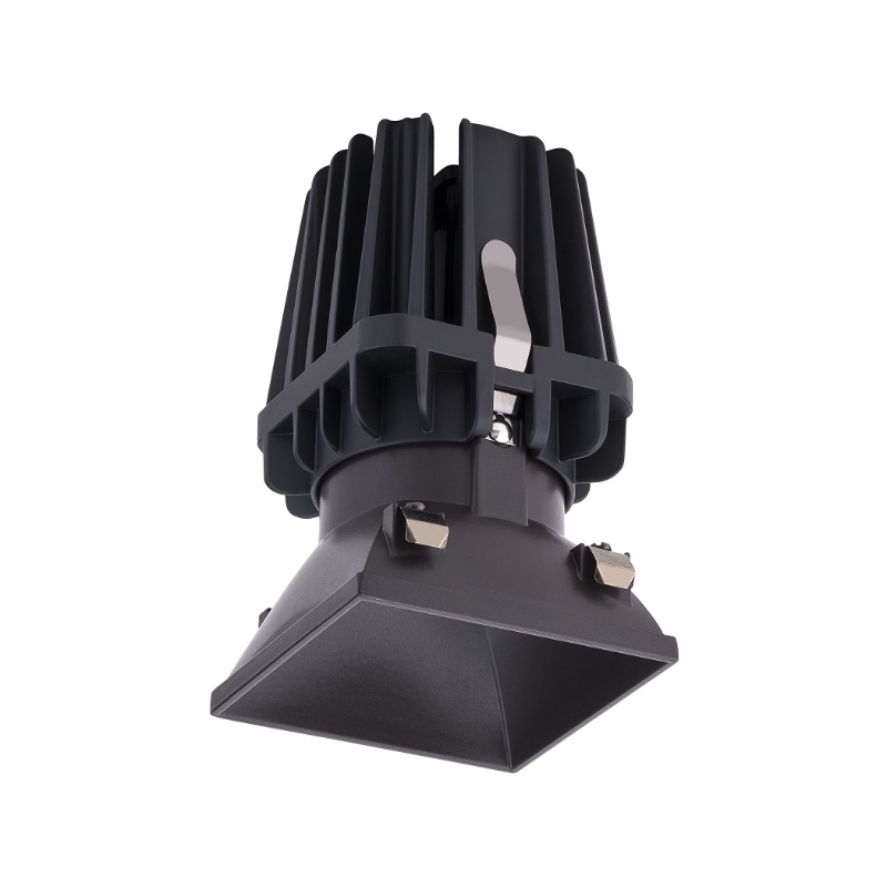 WAC R4FSDL-940 4" Square Downlight Trimless, 4000K - Dark Bronze