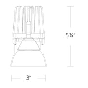 WAC R4FSDL-940 4" Square Downlight Trimless, 4000K
