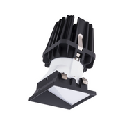 WAC R4FSWL-940 4" Square Wall Wash Trimless, 4000K - Black