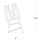 WAC R4FSWL-940 4" Square Wall Wash Trimless, 4000K