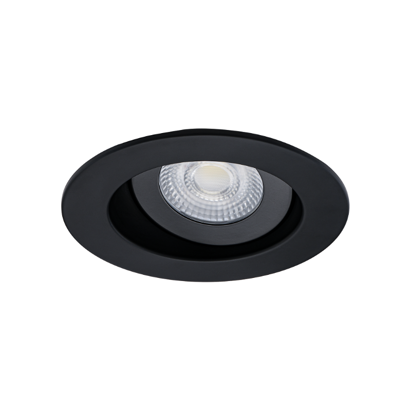 WAC R6DRAK Lotos R 13W 6" Round LED Retrofit Adjustable Downlight, 5CCT - Black