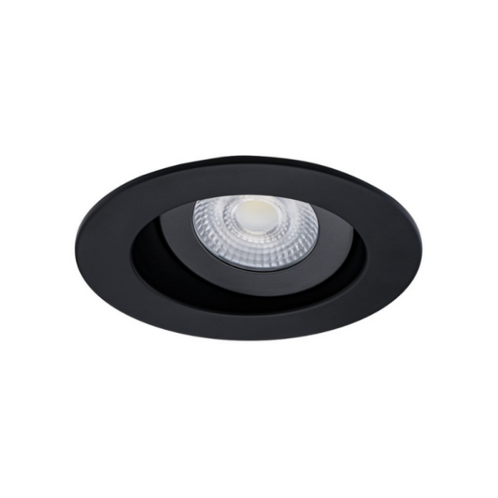 WAC R6DRAK Lotos R 13W 6" Round LED Retrofit Adjustable Downlight, 5CCT - Black