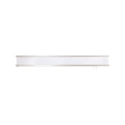 AFX RAB38 Randolph 38" LED Overbed Wall Light - Satin Nickel / Linen White