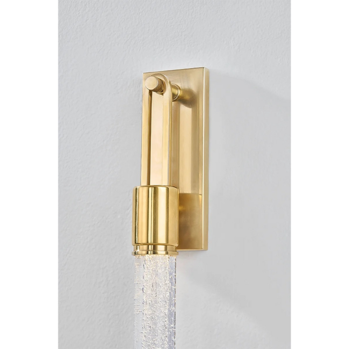 Hudson Valley 2420 Raynham 1-lt 20" Tall LED Wall Sconce - Aged Brass