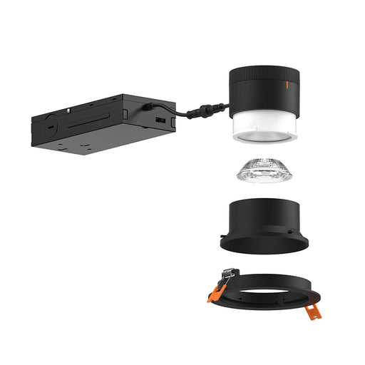 Dals RC06-CC Versa 6" Modular Recessed Downlight, 5CCT Selectable, Slope Ceiling