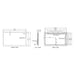 Paris Mirror Rectangle 40" x 24" LED Backlit Mirror, 3CCT Selectable