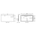 Paris Mirror Rectangle 55" x 28" LED Backlit Mirror, 3CCT Selectable