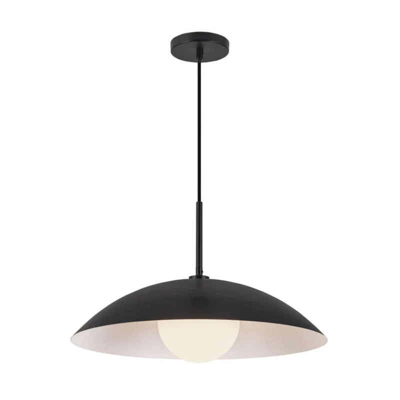 Kuzco PD56019 Regent 1-lt 19" Pendant - Black