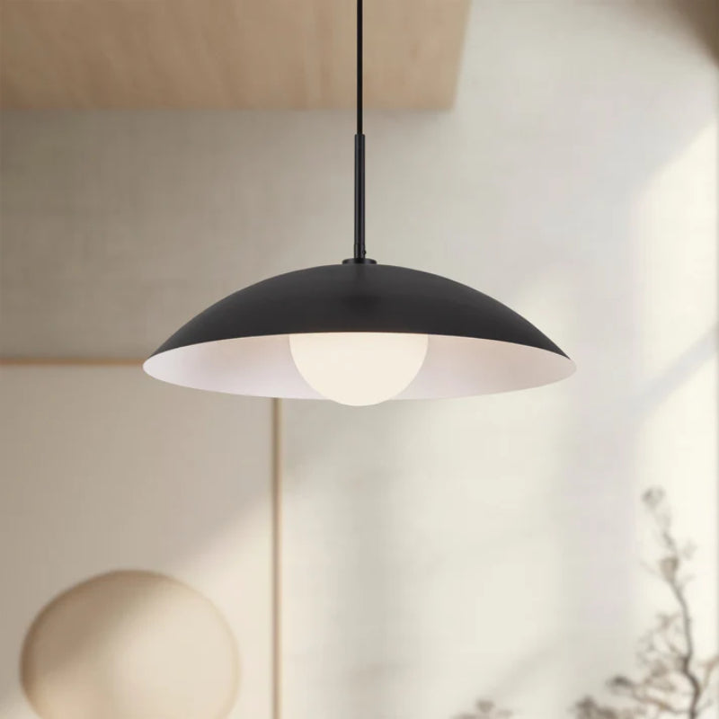 Kuzco PD56019 Regent 1-lt 19" Pendant - Black