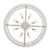 Fredrick Ramond FR30124 Rene 8-lt 45" LED Drum Chandelier - Glacial