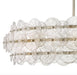 Fredrick Ramond FR30124 Rene 8-lt 45" LED Drum Chandelier - Glacial