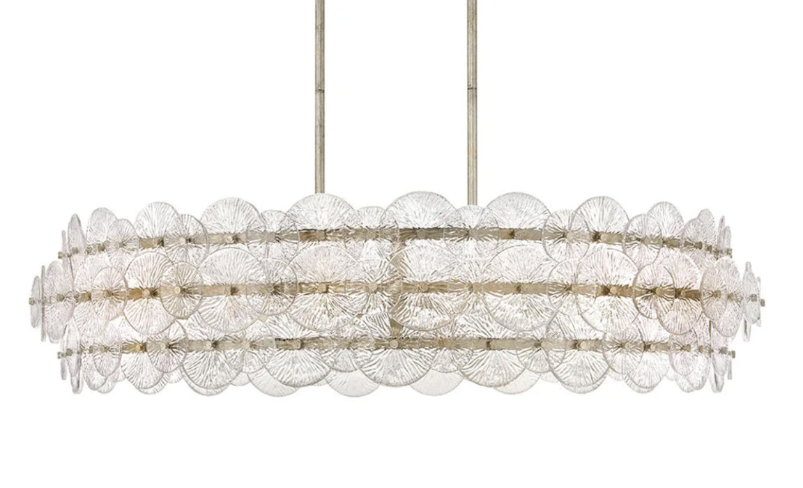Fredrick Ramond FR30124 Rene 8-lt 45" LED Drum Chandelier