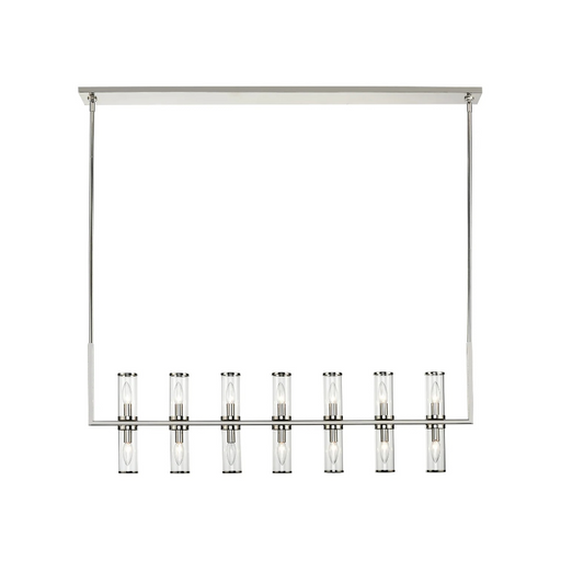 Alora LP309077 Revolve 14-lt 47" Linear Pendant - Polished Nickel