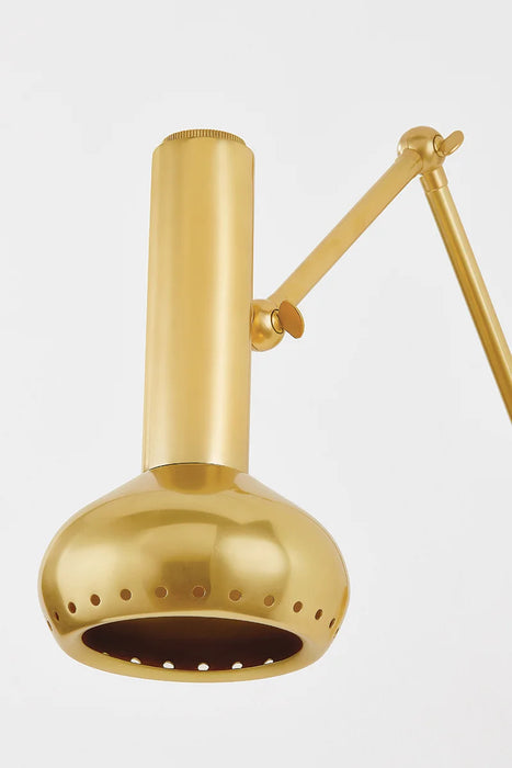Hudson Valley 2813 Roald 1-lt 13" Tall LED Wall Sconce - Aged Brass